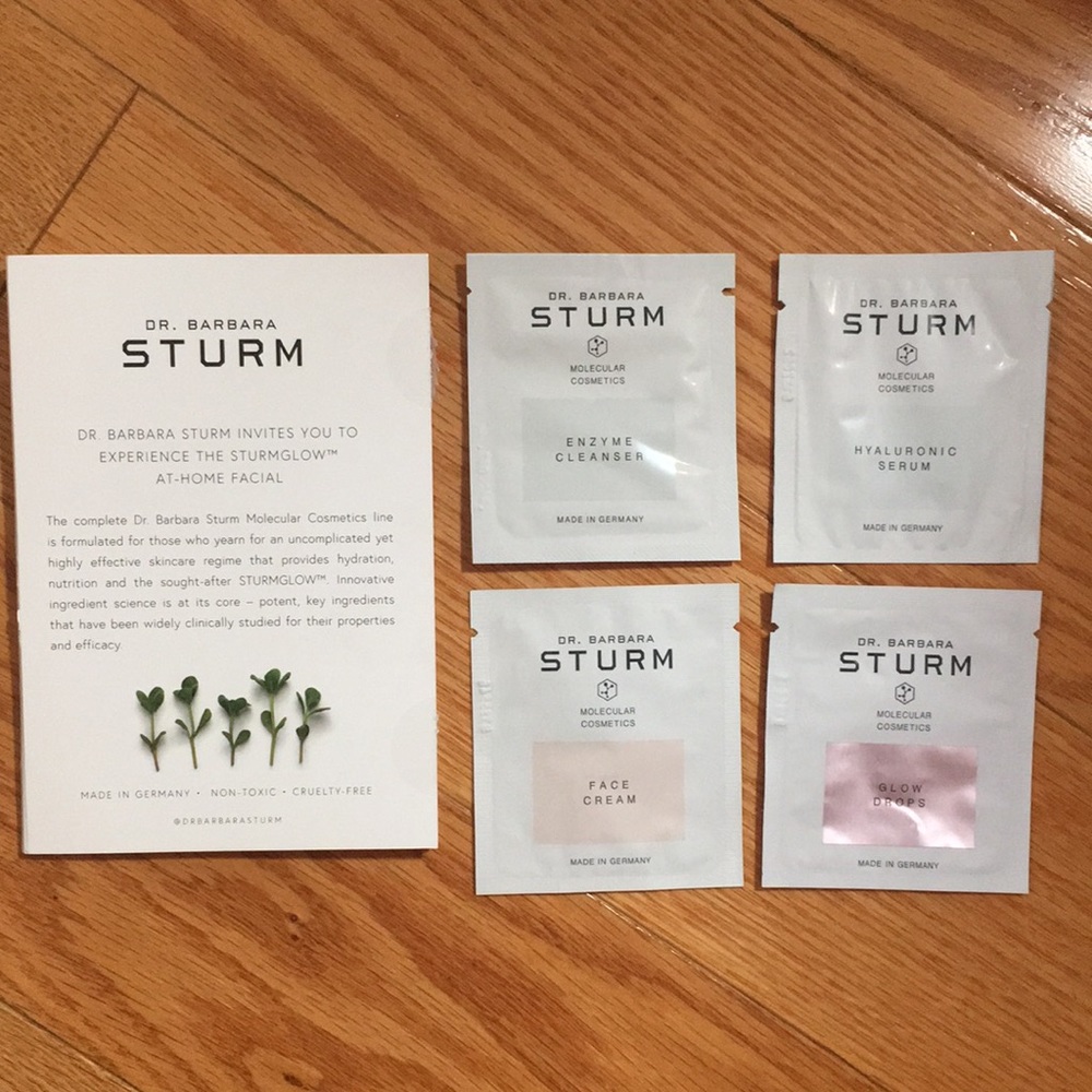 Dr. Barbara Sturm Sturmglow At-Home Facial Sample Set